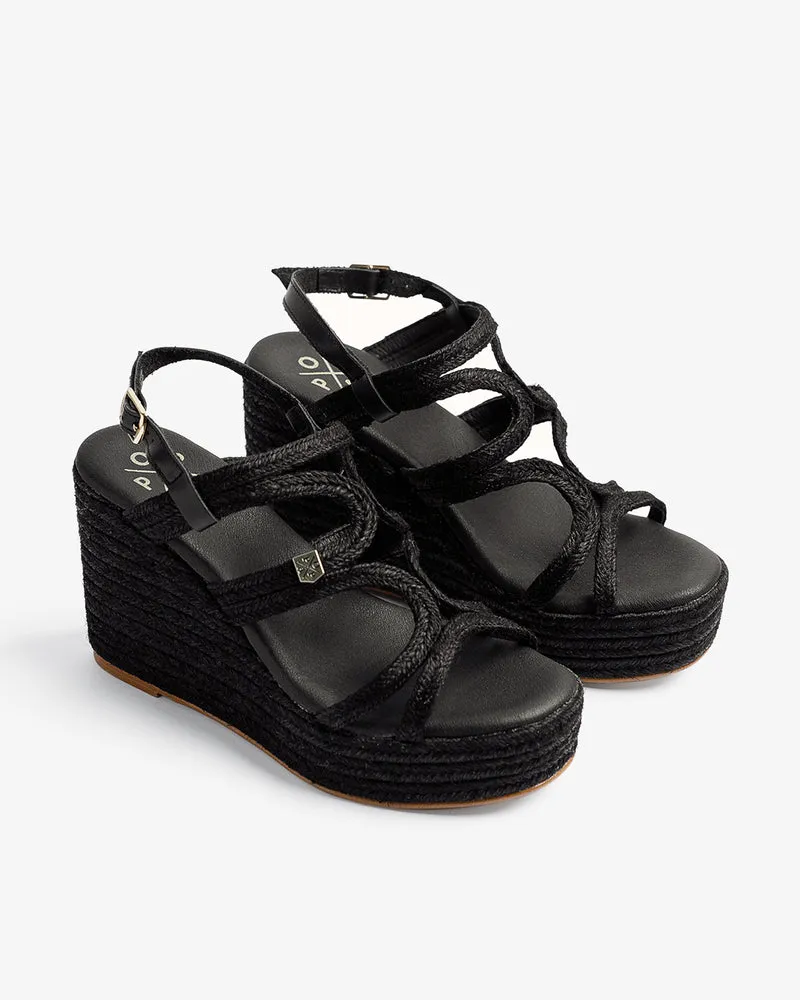 Cuña Ribera Yute Negro