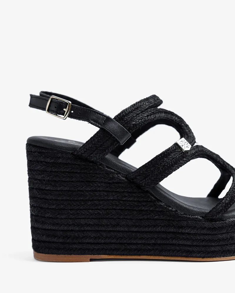 Cuña Ribera Yute Negro
