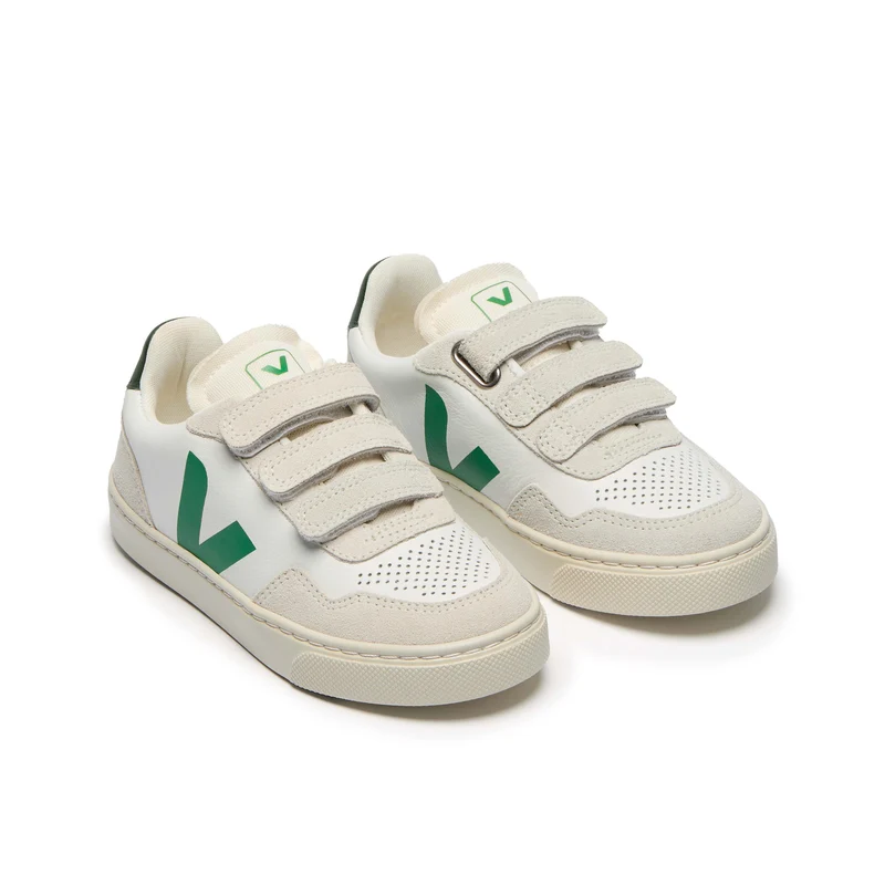 Deportiva blanco/verde V90VEL Veja