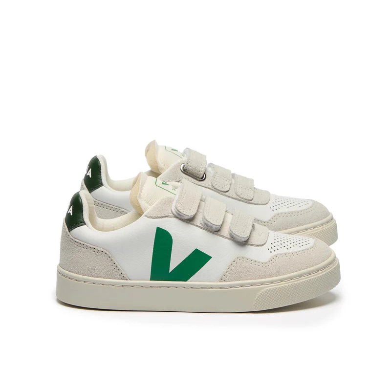 Deportiva blanco/verde V90VEL Veja