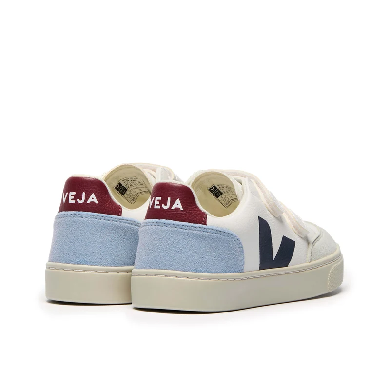 Deportiva blanco/azul/azulón V12VEL Veja