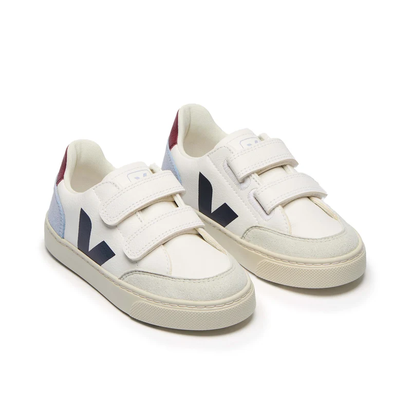 Deportiva blanco/azul/azulón V12VEL Veja