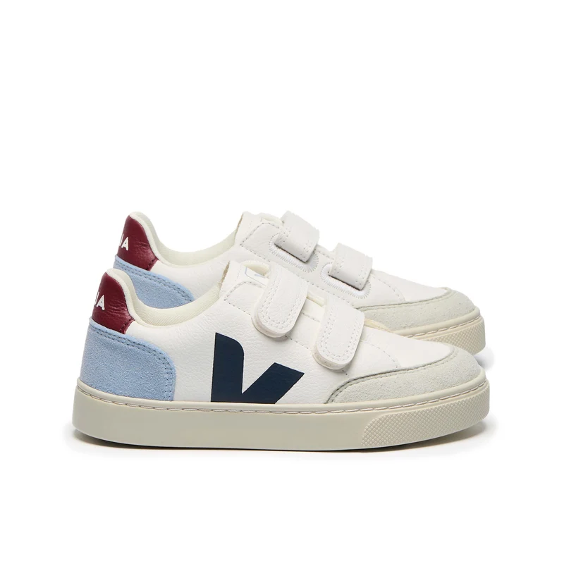 Deportiva blanco/azul/azulón V12VEL Veja
