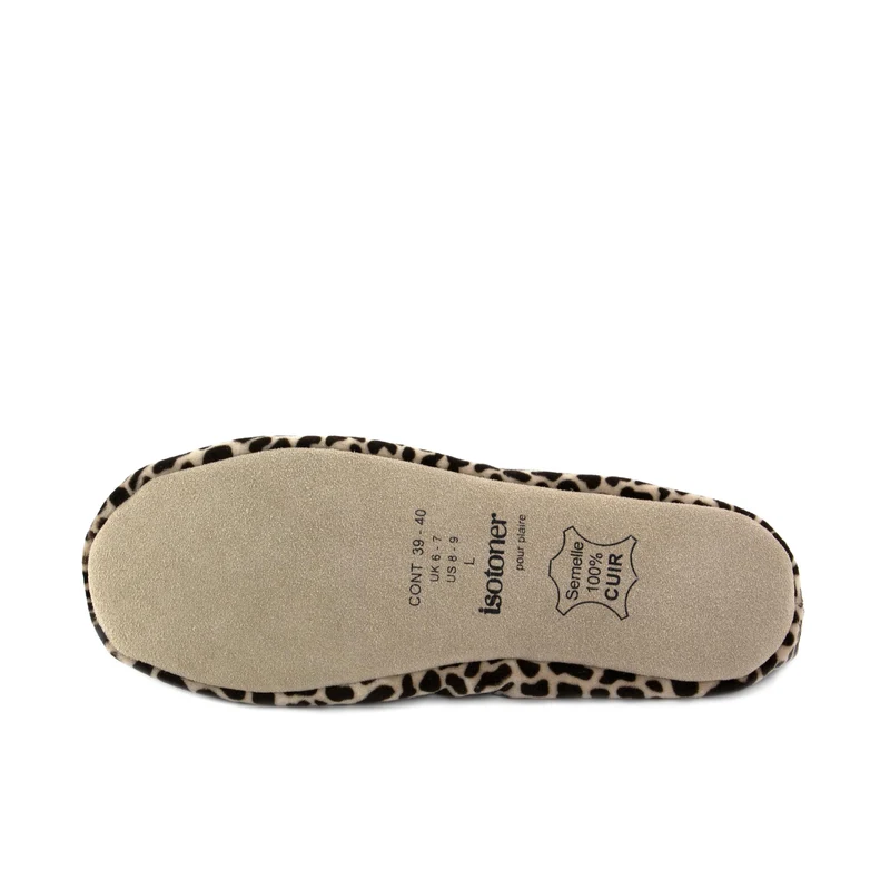 Zapatilla casa animal print 95991 Isotoner