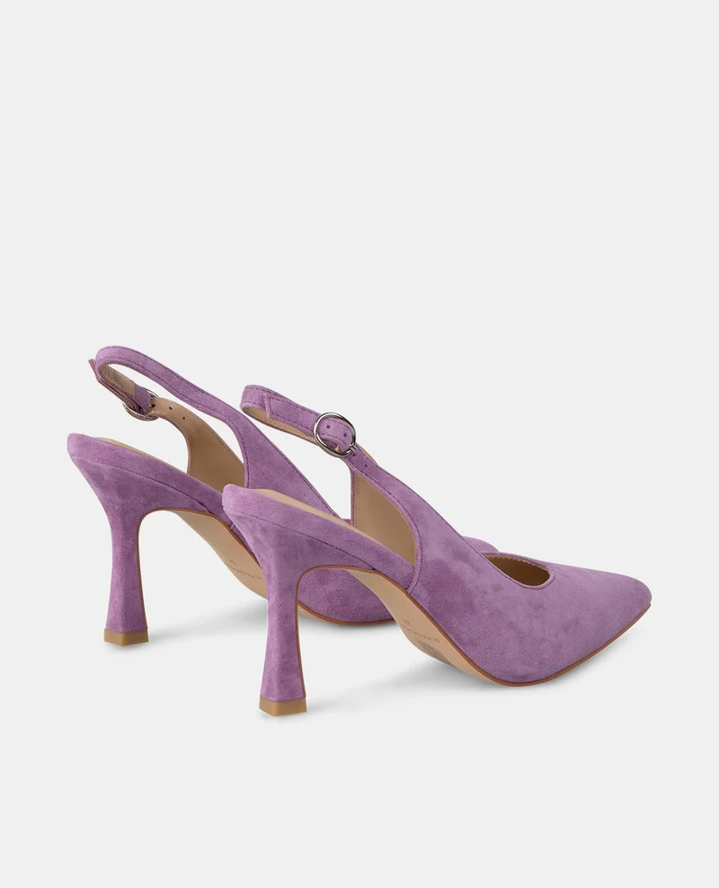 ZAPATO TACÓN AGUJA DESTALONADO
