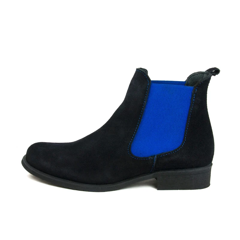Botín serraje azul NEO-27 Jeromín