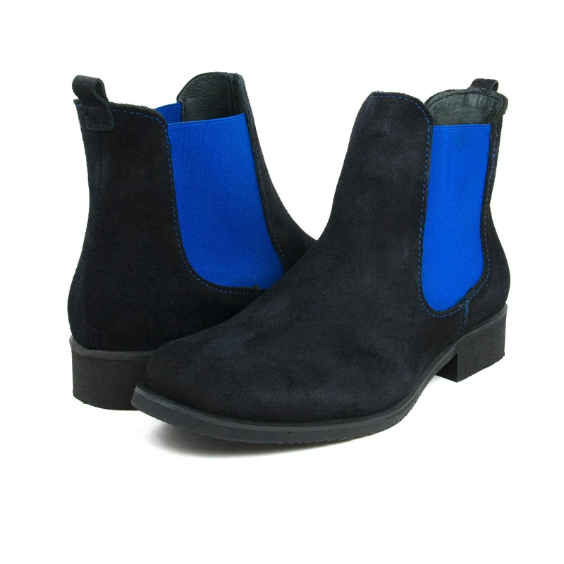Botín serraje azul NEO-27 Jeromín