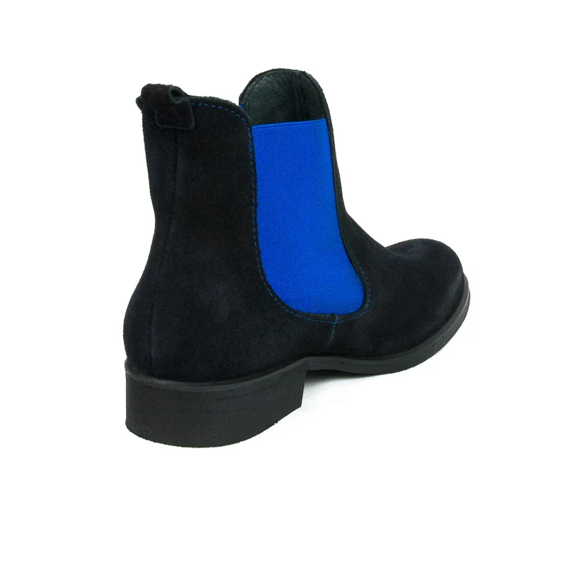 Botín serraje azul NEO-27 Jeromín