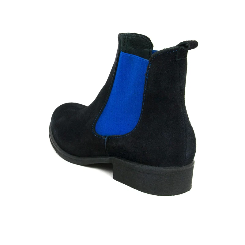 Botín serraje azul NEO-27 Jeromín