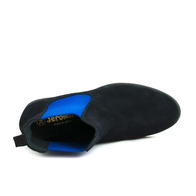 Botín serraje azul NEO-27 Jeromín