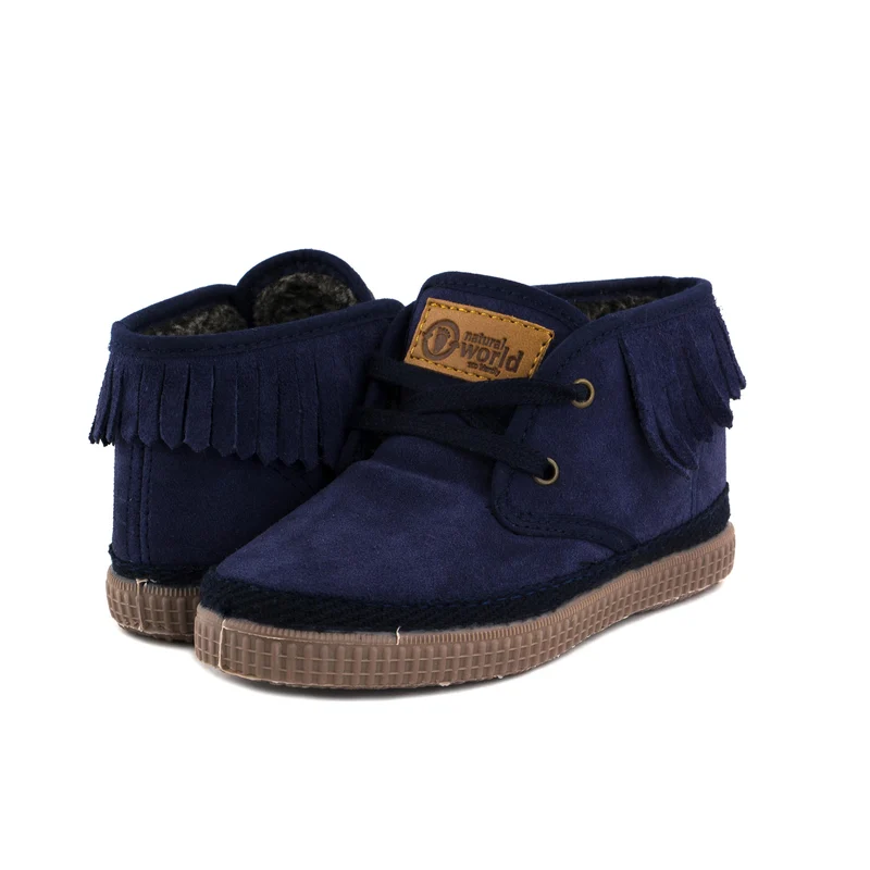 Bota serraje azul 523 Natural World