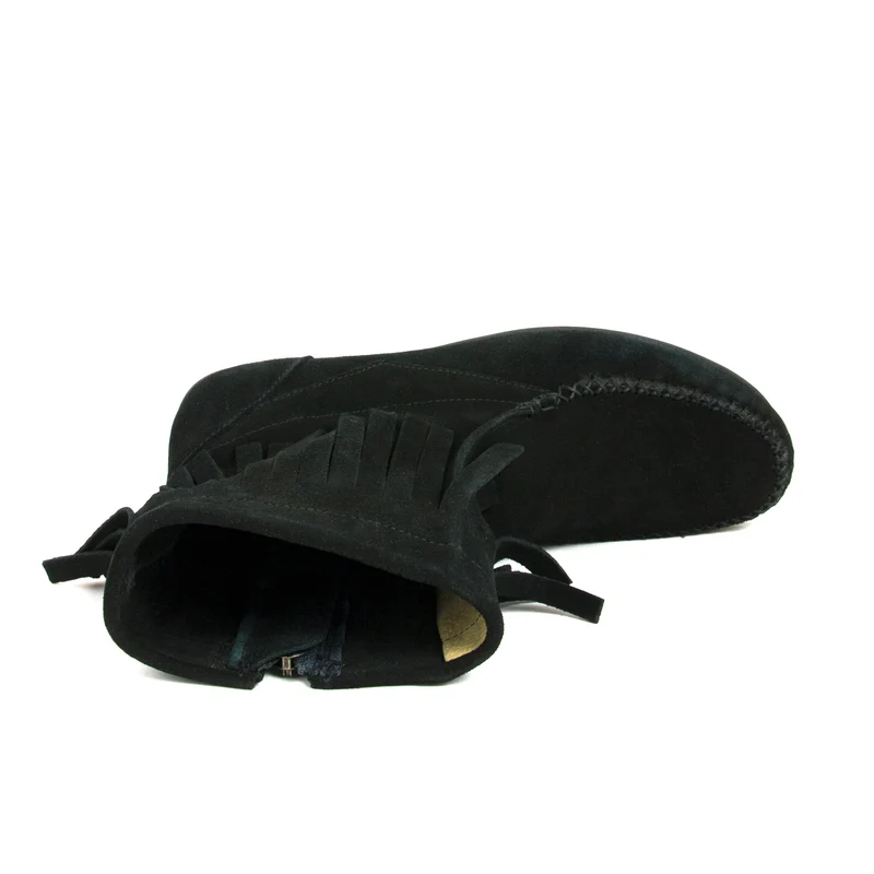Botín serraje negro COMANCHE Jeromín