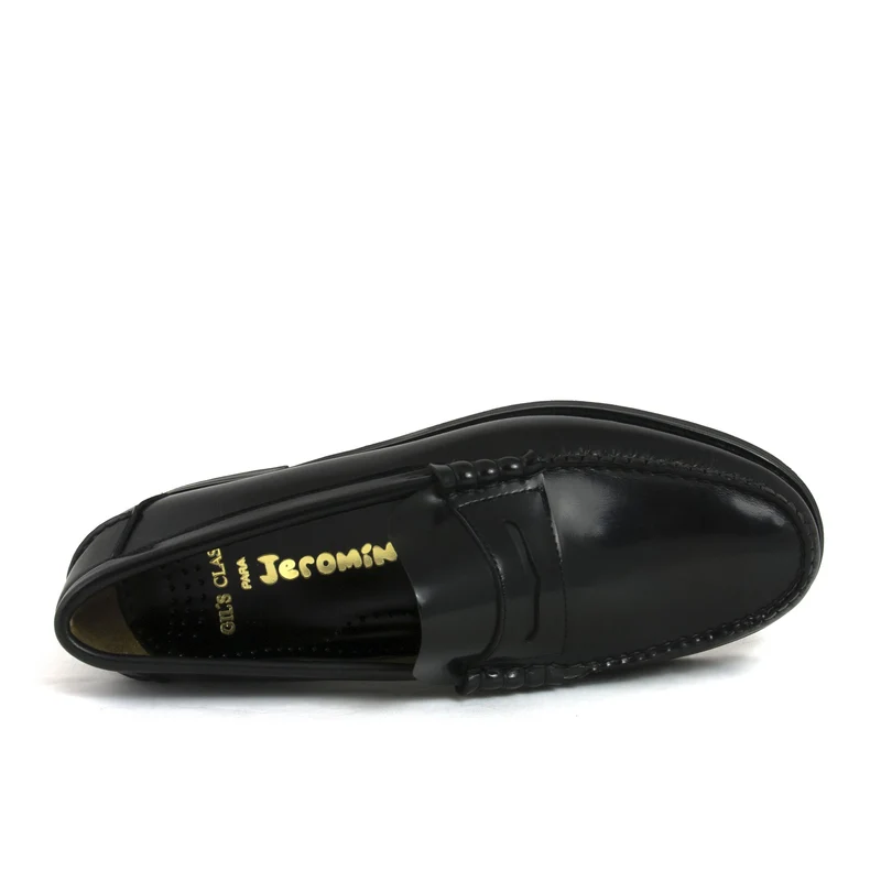 Mocasín negro 740G Jeromín