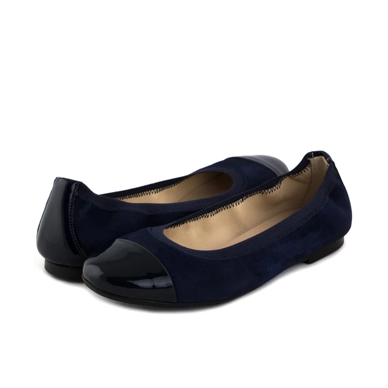 Bailarina serraje azul 6436 Eli