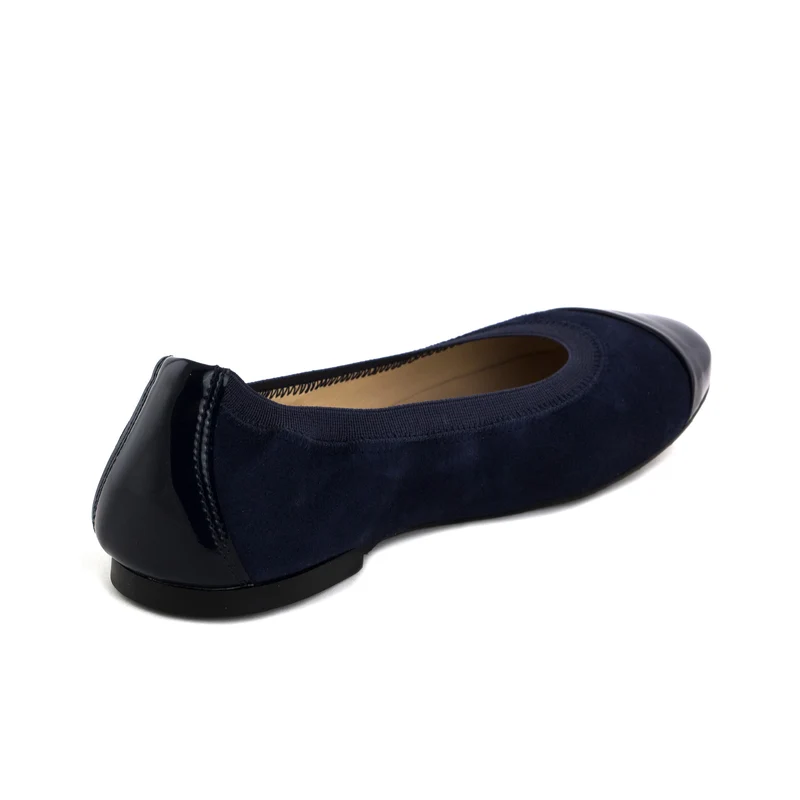 Bailarina serraje azul 6436 Eli