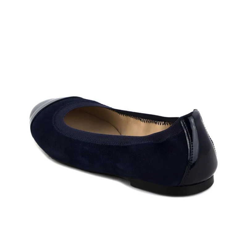 Bailarina serraje azul 6436 Eli