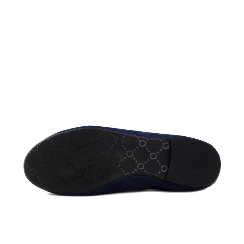 Bailarina serraje azul 6436 Eli