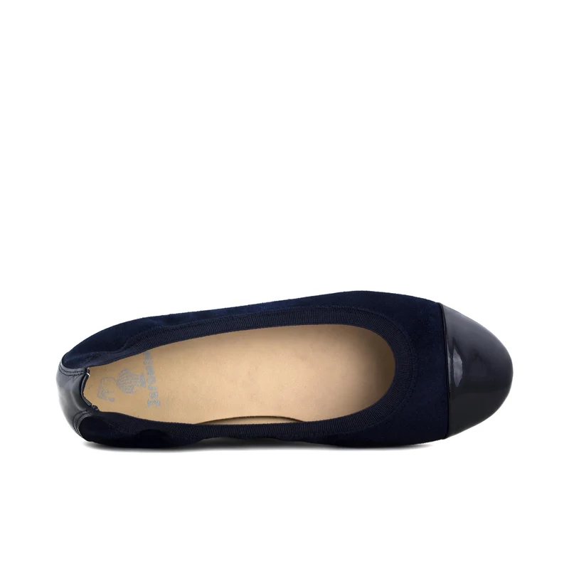 Bailarina serraje azul 6436 Eli