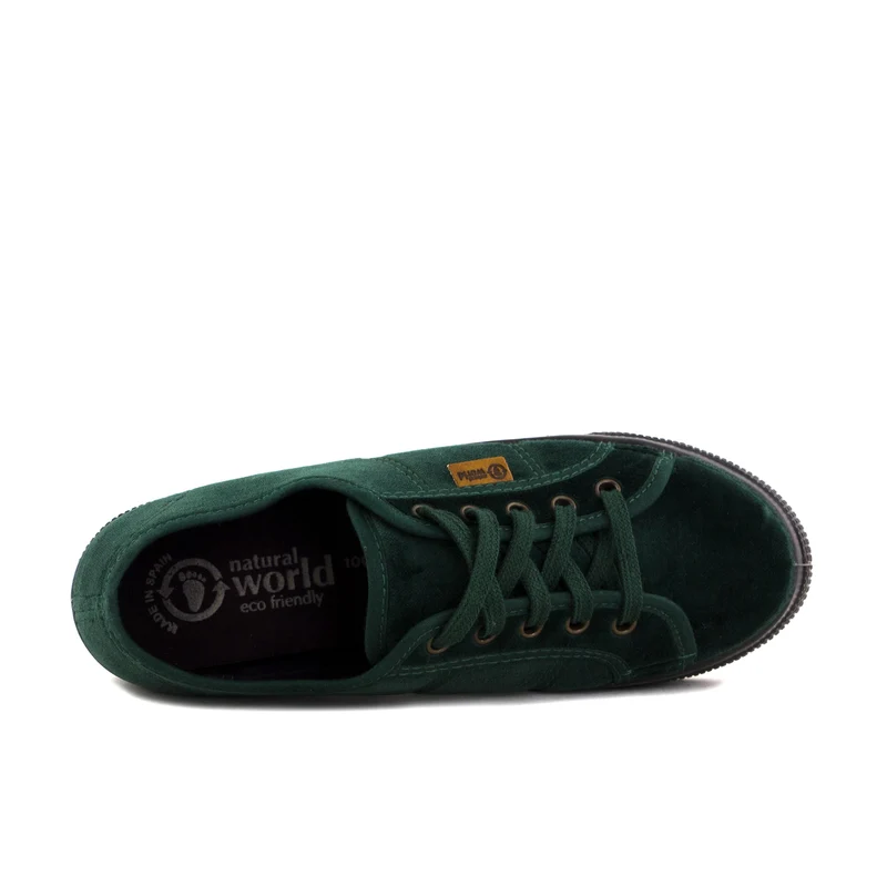Zapatilla verde botella 2923 Natural World
