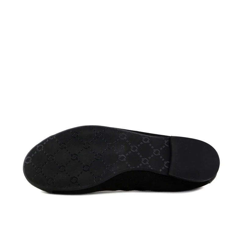 Bailarina serraje negro 6436 Eli