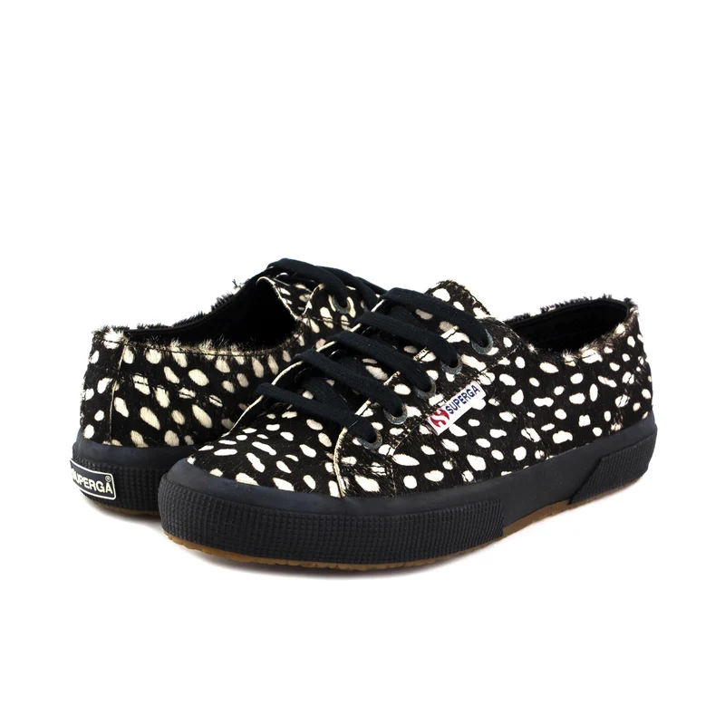 Zapatilla negro 2750LEAHORSEW Superga