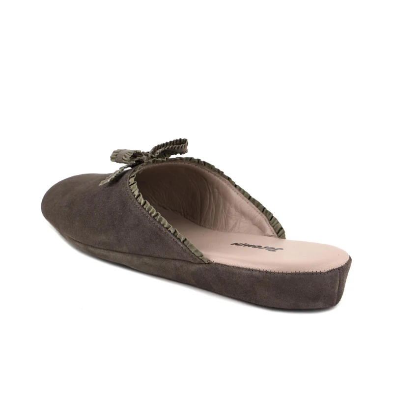 Zapatilla casa serraje gris 15583 Homers