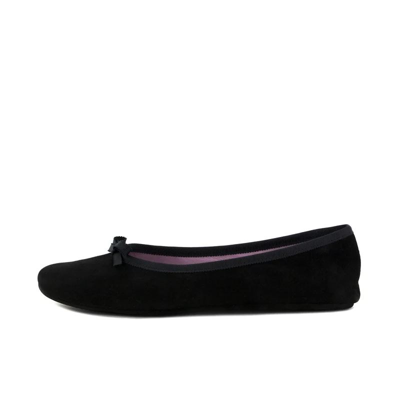 Zapatilla casa serraje negro 13503 Homers