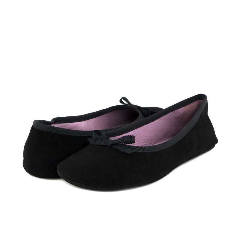 Zapatilla casa serraje negro 13503 Homers