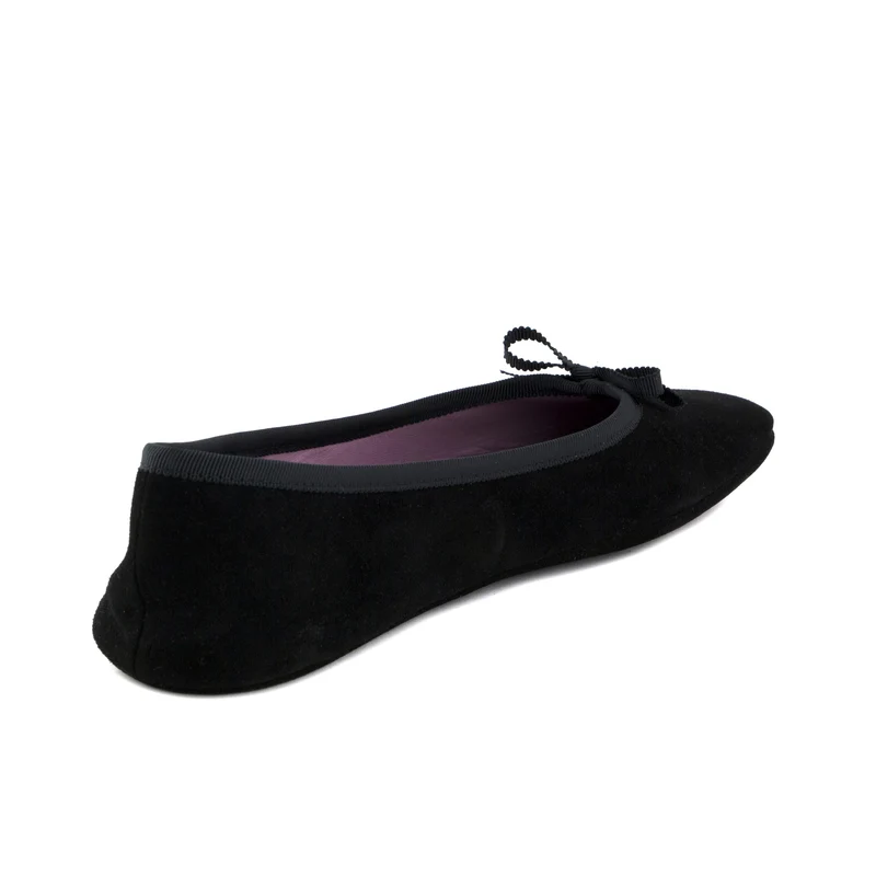 Zapatilla casa serraje negro 13503 Homers