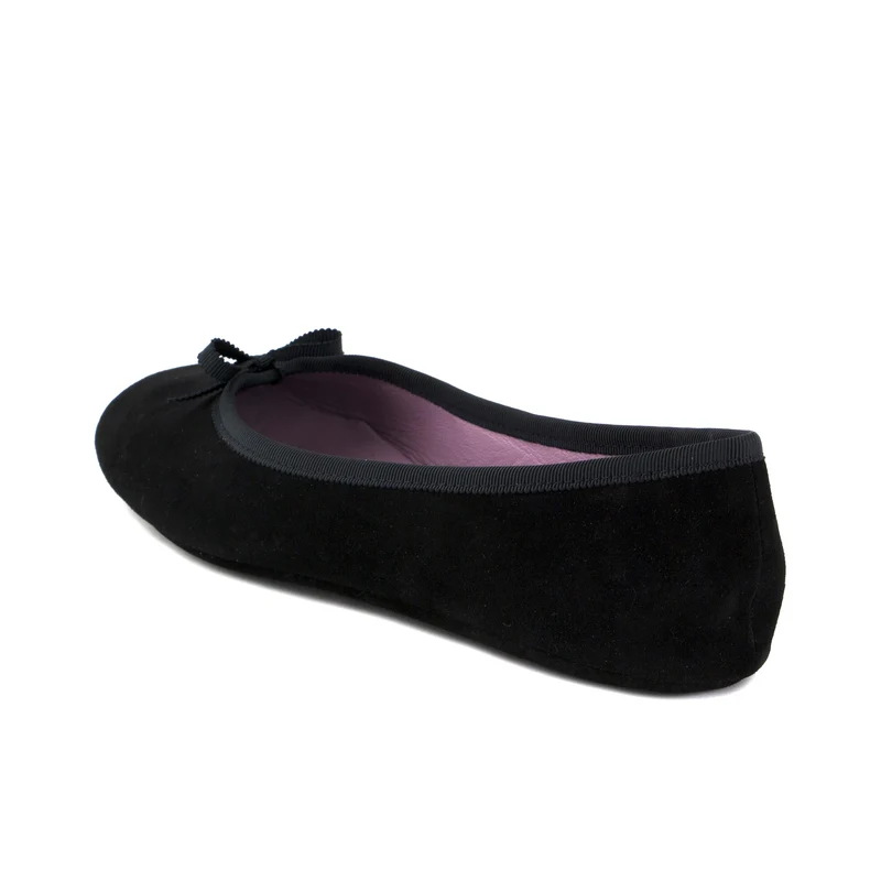 Zapatilla casa serraje negro 13503 Homers