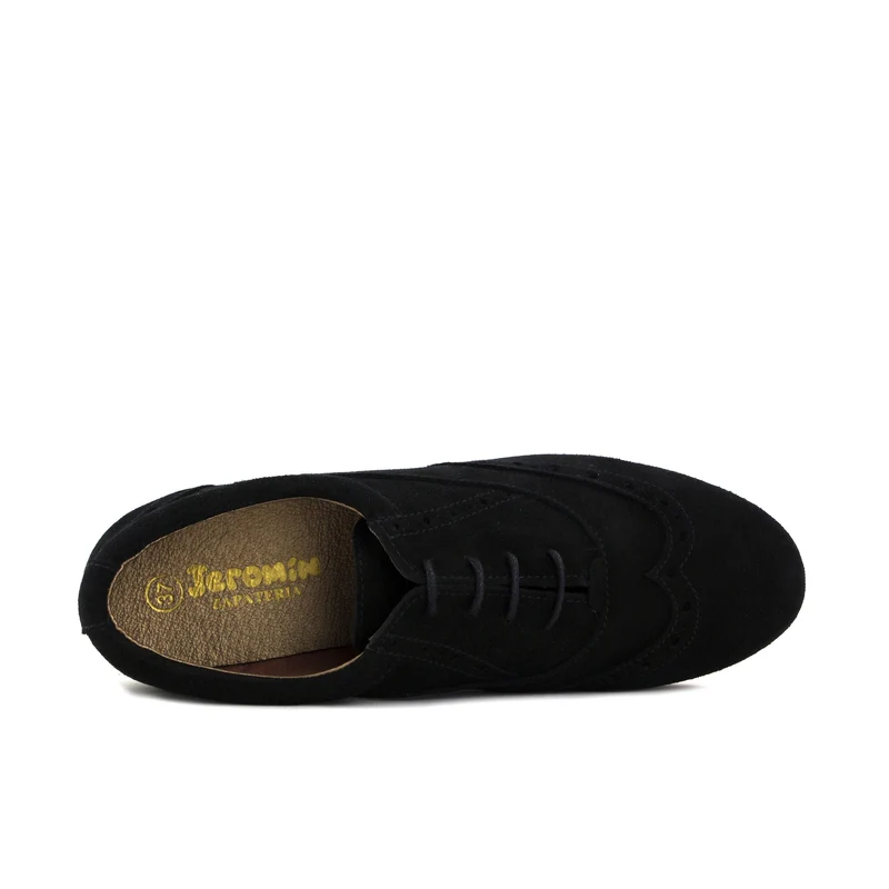 Blucher serraje negro INGLEPU Jeromín