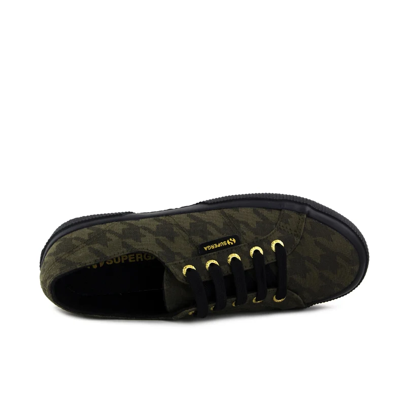 Zapatilla verde militar 2750COTUPIEDDE Superga