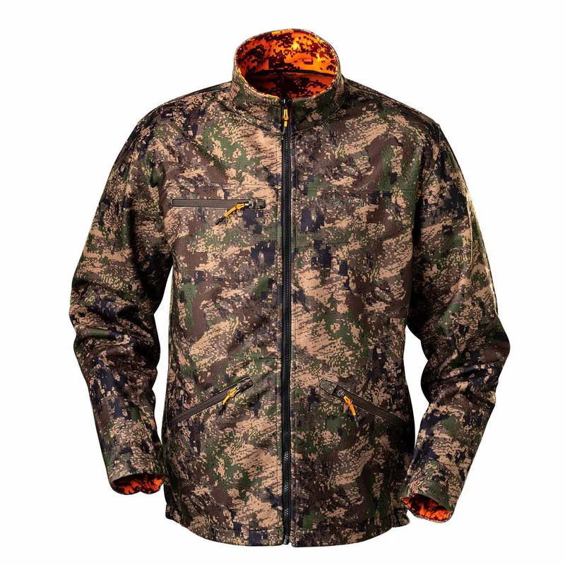 Chaqueta de Caza Chiruca Axe 08 Reversible Verde Naranja