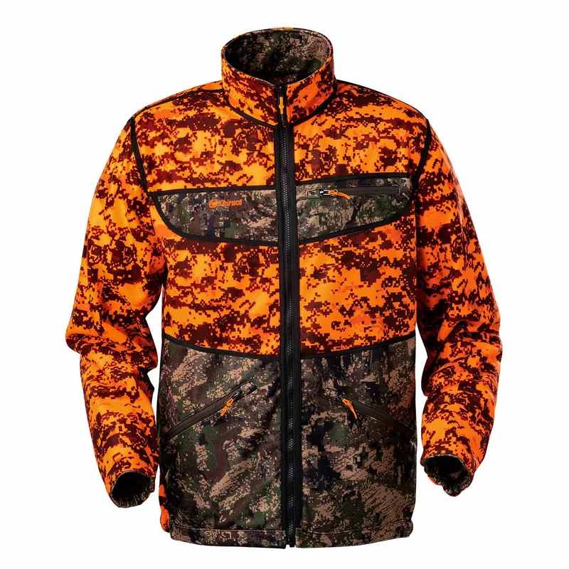Chaqueta de Caza Chiruca Axe 08 Reversible Verde Naranja