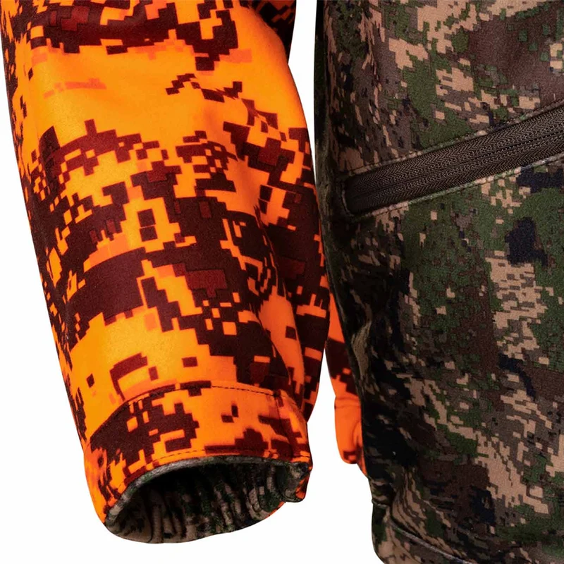 Chaqueta de Caza Chiruca Axe 08 Reversible Verde Naranja