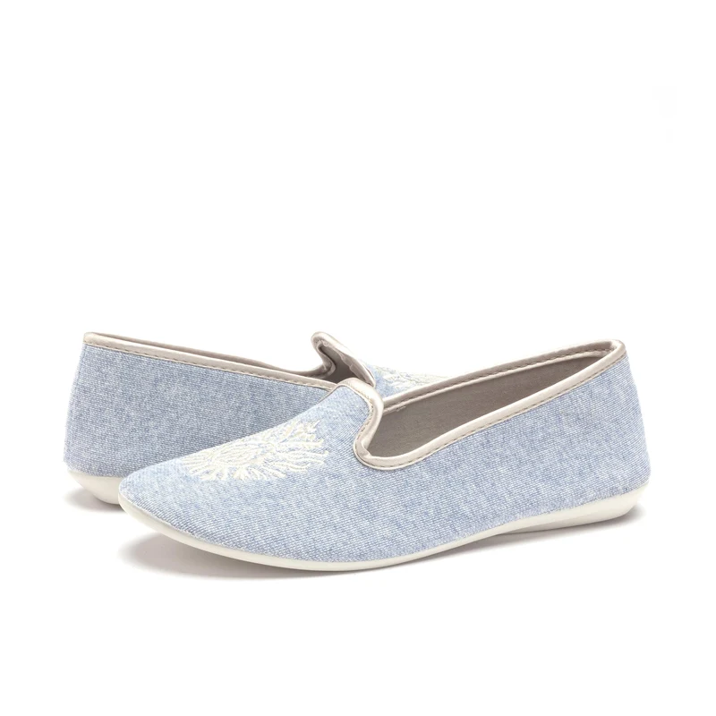 Zapatilla casa celeste 698025 Norteñas