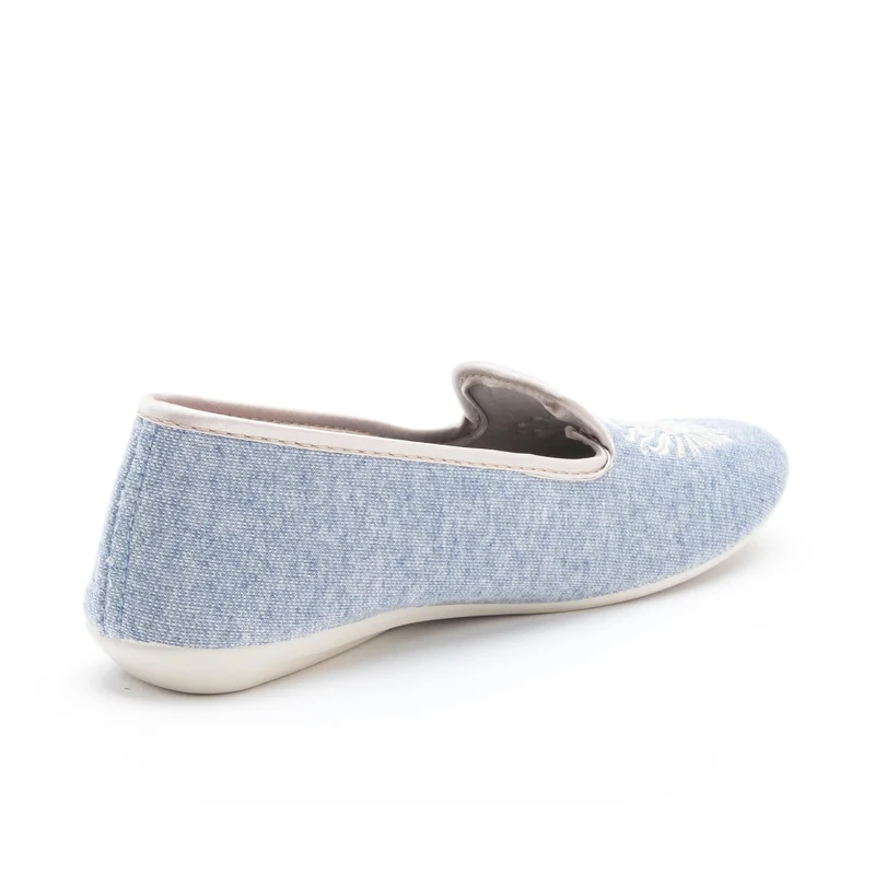 Zapatilla casa celeste 698025 Norteñas