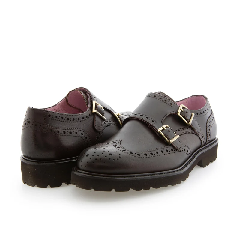 Blucher marrón oscuro BERTA Castellano