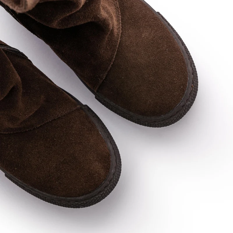 Bota serraje marrón 9301 Vulladi