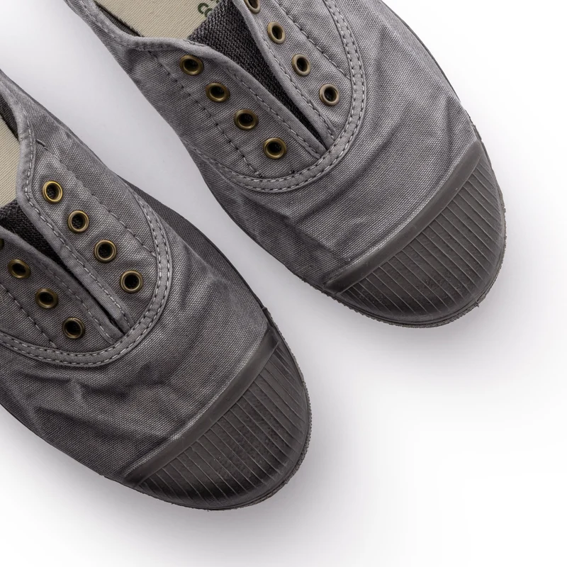 Zapatilla total gris LONA133 Natural World