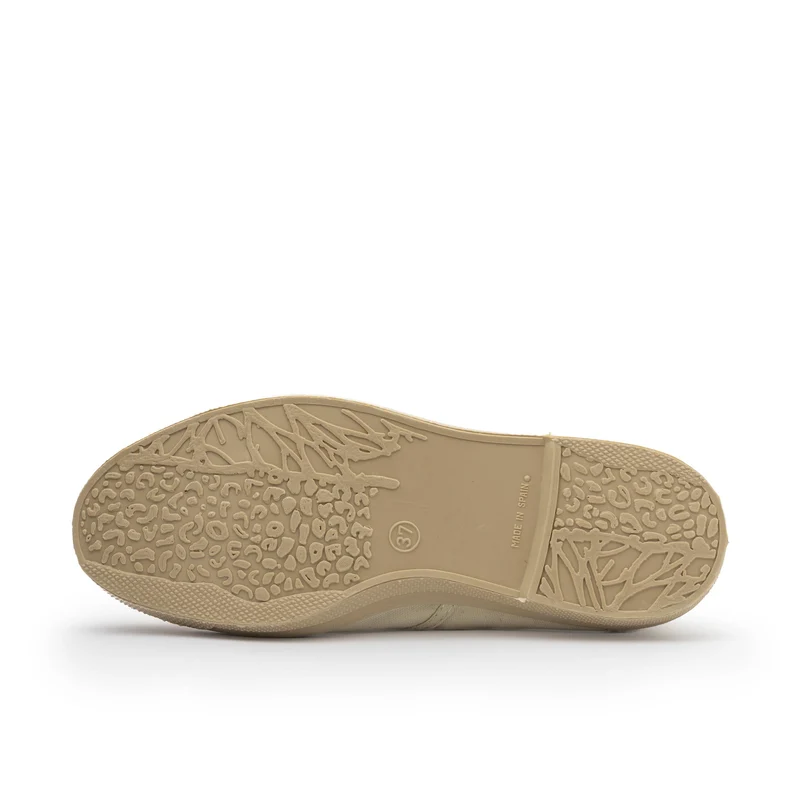Zapatilla total beige LONA133 Natural World