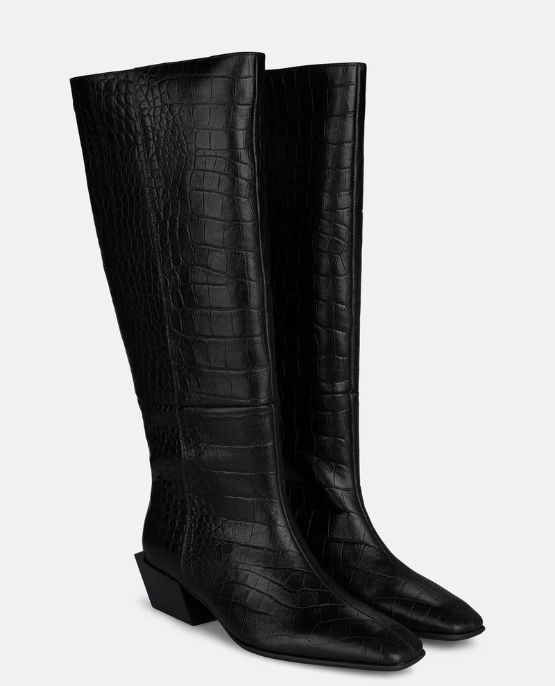 BOTA DE PIEL ANIMAL PRINT