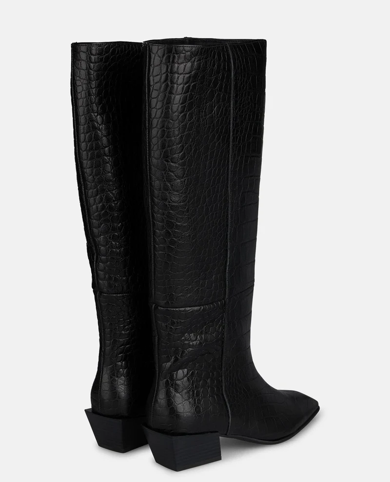BOTA DE PIEL ANIMAL PRINT