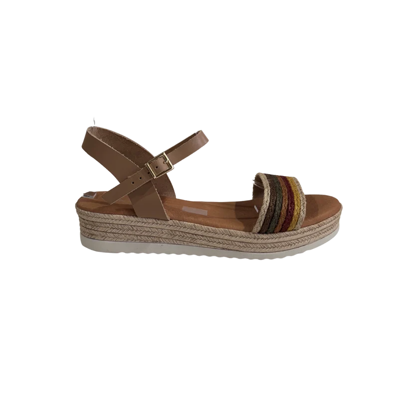 MUJER SANDALIA PLATAFORMA GAIA TAUPE