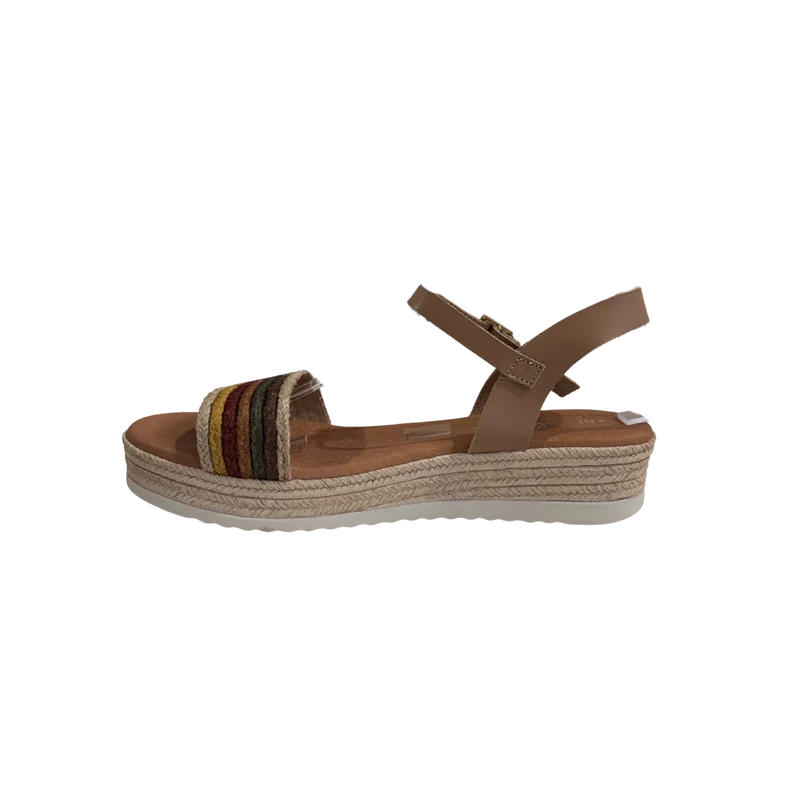 MUJER SANDALIA PLATAFORMA GAIA TAUPE