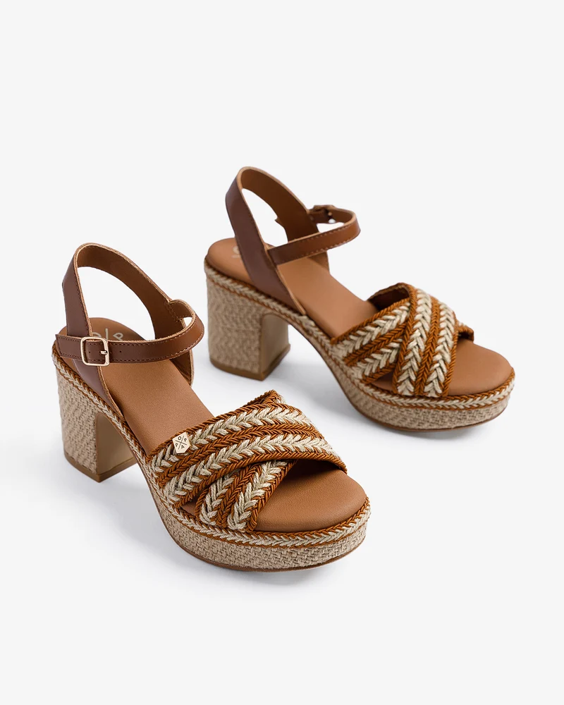 Sandalia Melia Yute Cuero