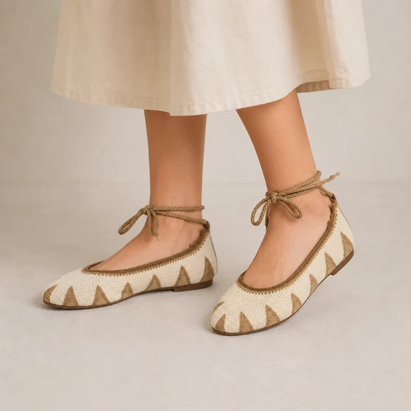 MUJER SABRINA BEIGE GRAS VALERINA