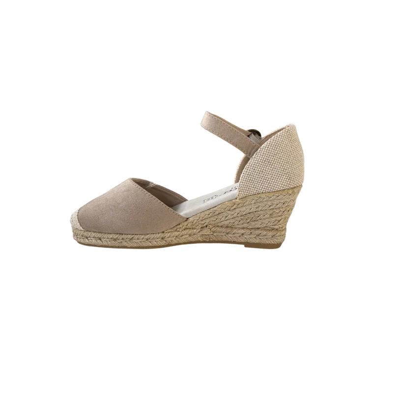 MUJER ESPARTO CUÑA MENCIA BEIGE