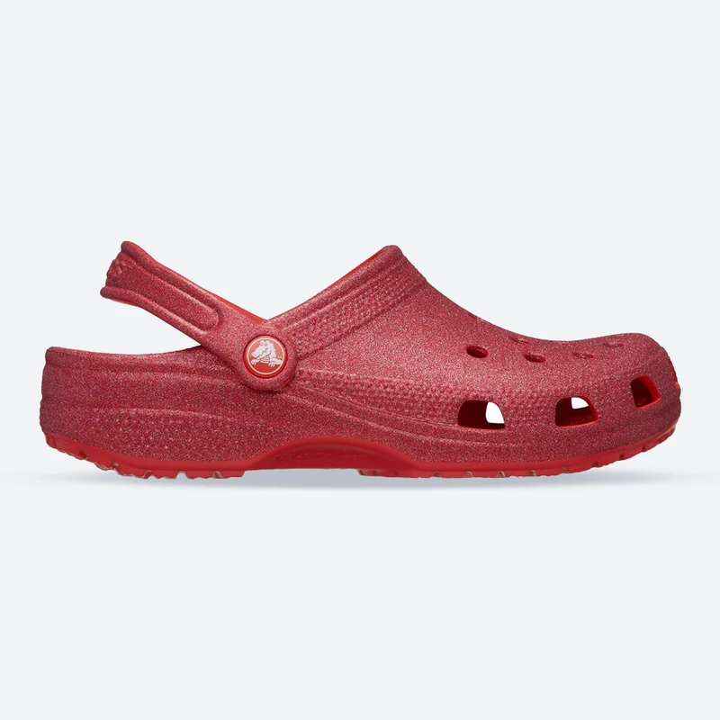 Sandalias tipo zueco con purpurina Crocs 205942 para mujer