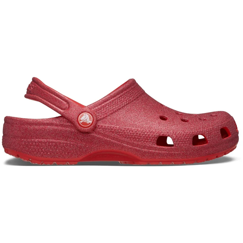 Sandalias tipo zueco con purpurina Crocs 205942 para mujer